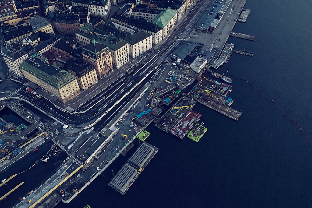 byggeplass i stockholm