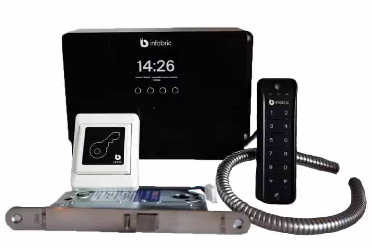 Infobrics Dørsystem 400 for byggeplasser