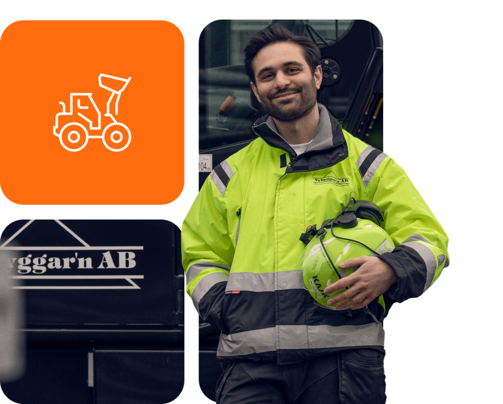 Utleiestyring for maskiner og utstyr logo