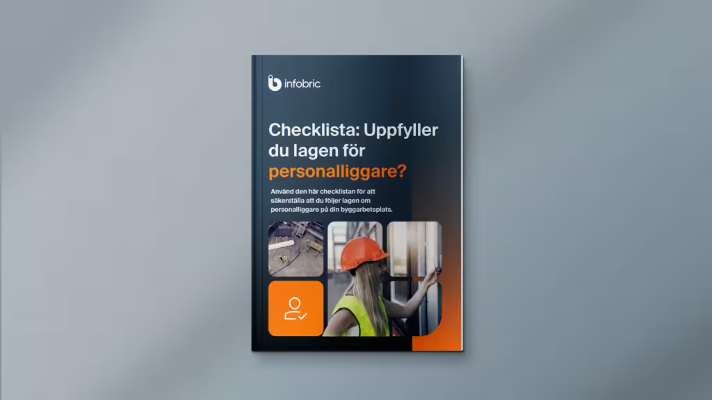 Checklista för personalliggare