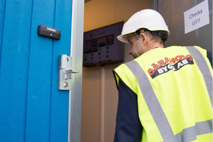 Gärahovs bygg effektiviserar med Infobric Site och personalliggare