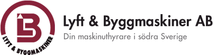 lyft och byggmaskiner logo