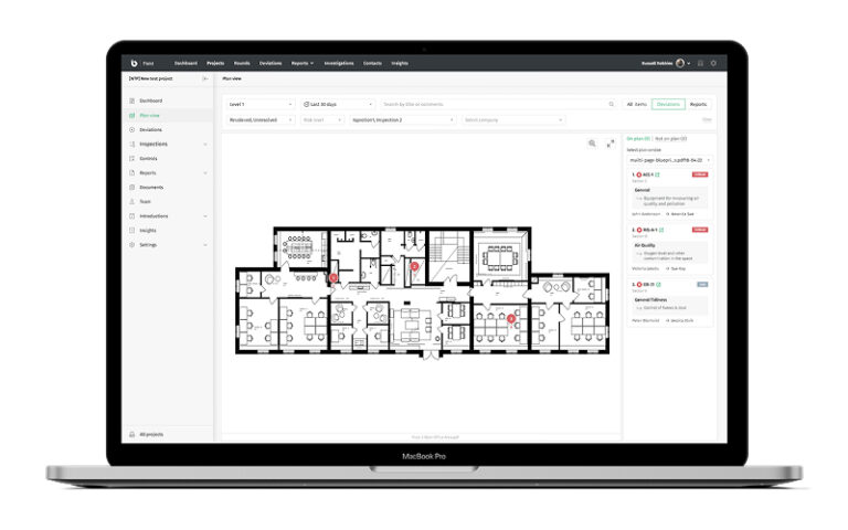 Infobric Field Create actions and mark on drawings