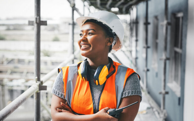 Site Manager on construction site