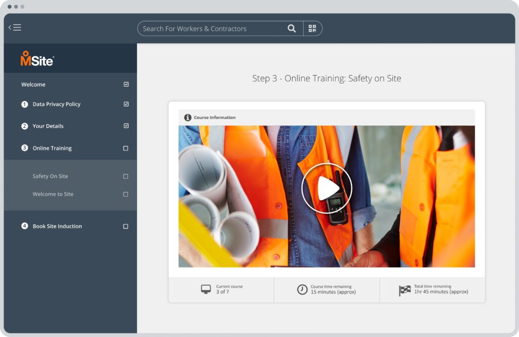 MSites online training
