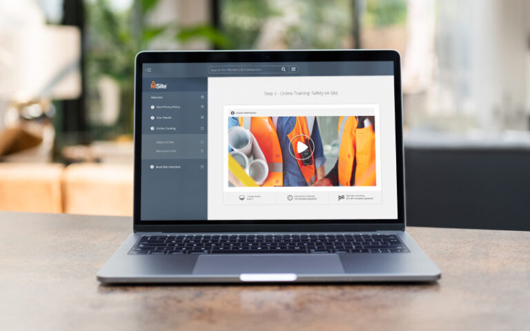 Online Inductions Laptop